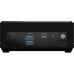 MSI Cubi N ADL-002EU Intel® N N100 4 Go DDR4-SDRAM 128 Go SSD Windows 11 Pro Mini PC Noir