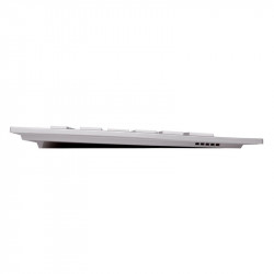 CHERRY DW 8000 clavier Souris incluse RF sans fil QWERTY Anglais américain Argent, Blanc