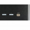 StarTech.com Commutateur KVM DisplayPort 2 Ports pour 3 Moniteurs - 4K 60Hz UHD HDR - KVM de Bureau DP 1.2 avec Hub USB 3.0 2 p