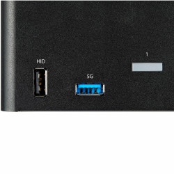 StarTech.com Commutateur KVM DisplayPort 2 Ports pour 3 Moniteurs - 4K 60Hz UHD HDR - KVM de Bureau DP 1.2 avec Hub USB 3.0 2 p
