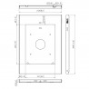 Vogel's PTS 1214 TabLock pour iPad Air, bouton d'accueil protégé