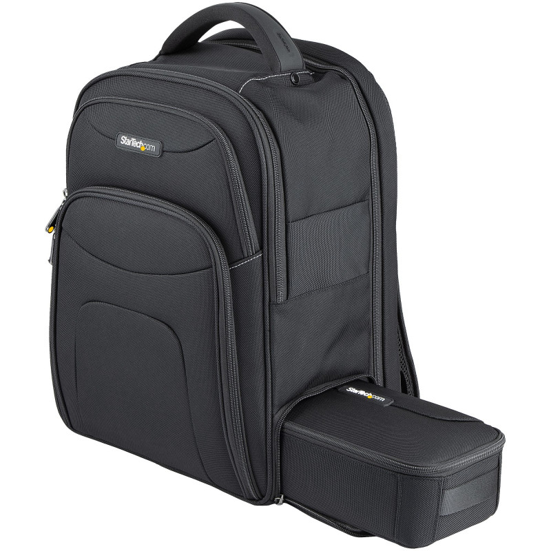 StarTech.com Sac à Dos Ordinateur Portable 15,6 pouces avec Compartiments Amovible pour Accessoires - Sac Informatique Profess