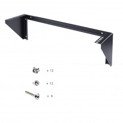 StarTech.com Rack Vertical 19" 3U à Montage Mural - Support Mural 19" de Panneau de Brassage pour Data/AV/IT/Ordinateur - Rack