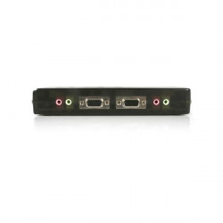 StarTech.com Kit commutateur noir KVM USB 4 ports avec audio et câbles