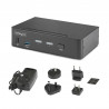 StarTech.com Switch KVM DisplayPort 2 Ports - 8K 60H/4K 144Hz, Écran Unique, DisplayPort 1.4, 2 Ports USB 3.0, 4x USB 2.0 HID,