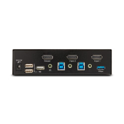 StarTech.com Switch KVM DisplayPort 2 Ports - 8K 60H/4K 144Hz, Écran Unique, DisplayPort 1.4, 2 Ports USB 3.0, 4x USB 2.0 HID,