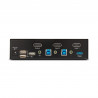 StarTech.com Switch KVM DisplayPort 2 Ports - 8K 60H/4K 144Hz, Écran Unique, DisplayPort 1.4, 2 Ports USB 3.0, 4x USB 2.0 HID,