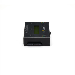 StarTech.com Duplicateur et Effaceur de Disque Dur Autonome 1:1, Cloneur et Effaceur de Disque SATA HDD/SSD, Écran LCD, Confor