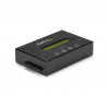 StarTech.com Duplicateur et Effaceur de Disque Dur Autonome 1:1, Cloneur et Effaceur de Disque SATA HDD/SSD, Écran LCD, Confor
