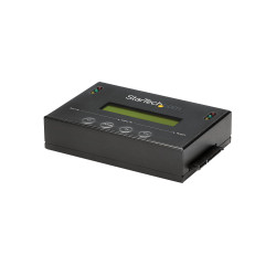 StarTech.com Duplicateur et Effaceur de Disque Dur Autonome 1:1, Cloneur et Effaceur de Disque SATA HDD/SSD, Écran LCD, Confor