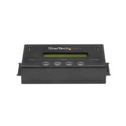 StarTech.com Duplicateur et Effaceur de Disque Dur Autonome 1:1, Cloneur et Effaceur de Disque SATA HDD/SSD, Écran LCD, Confor