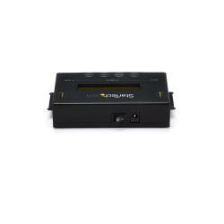 StarTech.com Duplicateur et Effaceur de Disque Dur Autonome 1:1, Cloneur et Effaceur de Disque SATA HDD/SSD, Écran LCD, Confor