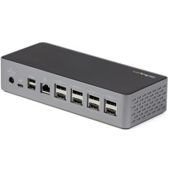 StarTech.com Dock USB-C - Mini Dock avec Hub USB-C HDMI avec 1x USB Type-C & 3x USB-A, Ethernet, Audio - Mini Docking Station U
