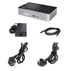StarTech.com Dock USB-C - Mini Dock avec Hub USB-C HDMI avec 1x USB Type-C & 3x USB-A, Ethernet, Audio - Mini Docking Station U