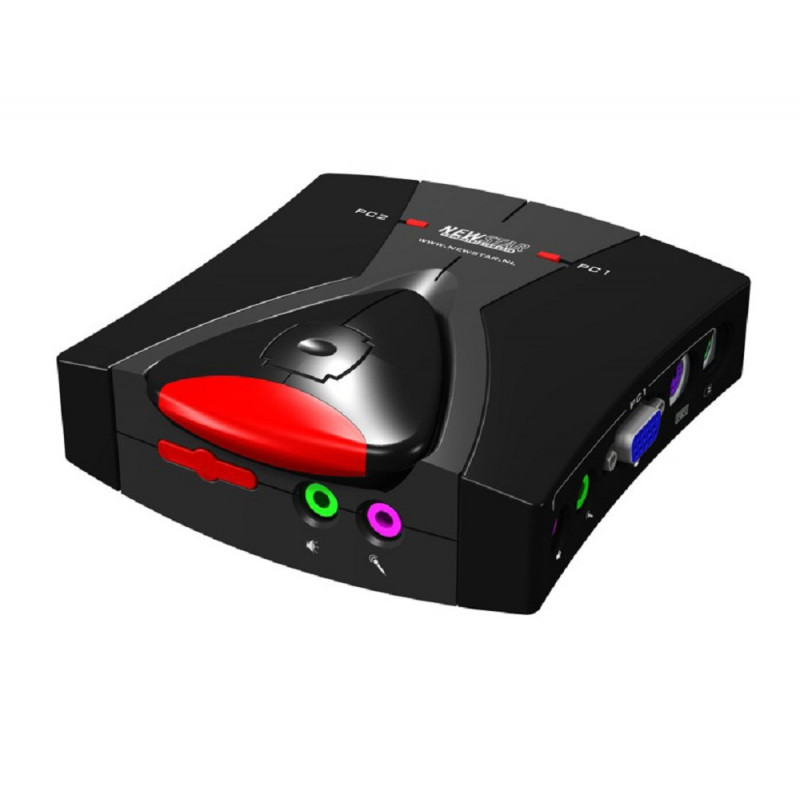 Neomounts Commutateur KVM , 2 ports, PS/2, Audio
