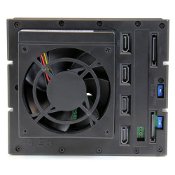 StarTech.com Rack amovible / Backplane sans tiroir pour 4x HDD SAS II/SATA III 6Gb/s de 3,5" avec échange à chaud - Aluminium