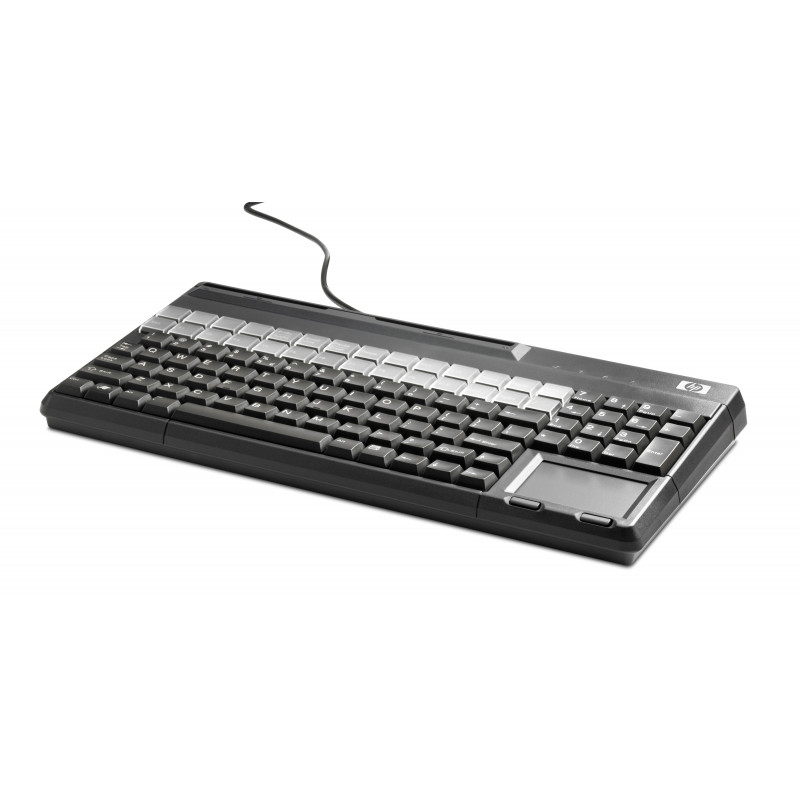 HP Clavier USB avec lecteur de bande magnétique POS