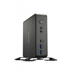 Shuttle Nano PC Système NC4010XA, Intel Celeron 7305, 4GB RAM, 128GB M.2 SSD, 1x HDMI, 1x DP,1xUSB-C/DP, 6x USB3.2, 1x 2.5" ba