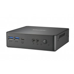 Shuttle Nano PC Système NC4010XA, Intel Celeron 7305, 4GB RAM, 128GB M.2 SSD, 1x HDMI, 1x DP,1xUSB-C/DP, 6x USB3.2, 1x 2.5" ba