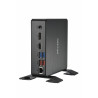 Shuttle Nano PC Système NC4010XA, Intel Celeron 7305, 4GB RAM, 128GB M.2 SSD, 1x HDMI, 1x DP,1xUSB-C/DP, 6x USB3.2, 1x 2.5" ba