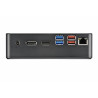 Shuttle Nano PC Système NC4010XA, Intel Celeron 7305, 4GB RAM, 128GB M.2 SSD, 1x HDMI, 1x DP,1xUSB-C/DP, 6x USB3.2, 1x 2.5" ba