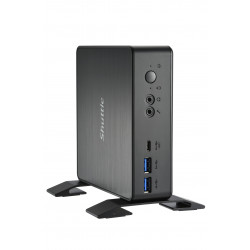 Shuttle Nano PC Système NC4010XA, Intel Celeron 7305, 4GB RAM, 128GB M.2 SSD, 1x HDMI, 1x DP,1xUSB-C/DP, 6x USB3.2, 1x 2.5" ba
