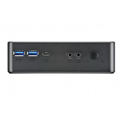 Shuttle Nano PC Système NC4010XA, Intel Celeron 7305, 4GB RAM, 128GB M.2 SSD, 1x HDMI, 1x DP,1xUSB-C/DP, 6x USB3.2, 1x 2.5" ba