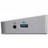 StarTech.com Station d'Accueil USB-C 4K, Station d'Accueil pour Moniteur Triple UHD 4K, Mac & Windows, USB C vers HDMI & Displa