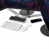 StarTech.com Station d'Accueil USB-C 4K, Station d'Accueil pour Moniteur Triple UHD 4K, Mac & Windows, USB C vers HDMI & Displa