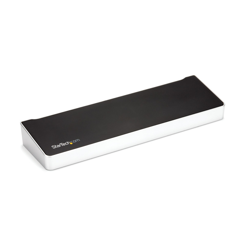 StarTech.com Station d'Accueil USB-C 4K, Station d'Accueil pour Moniteur Triple UHD 4K, Mac & Windows, USB C vers HDMI & Displa
