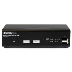 StarTech.com Switch KVM USB / VGA à 2 ports avec commutation rapide DDM et câbles - Commutateur KVM