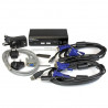 StarTech.com Switch KVM USB / VGA à 2 ports avec commutation rapide DDM et câbles - Commutateur KVM