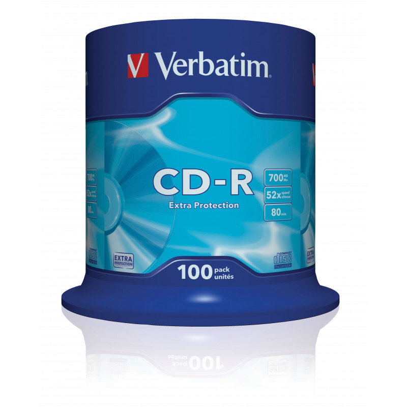 Verbatim CD-R Extra Protection 700 Mo 100 pièce(s)