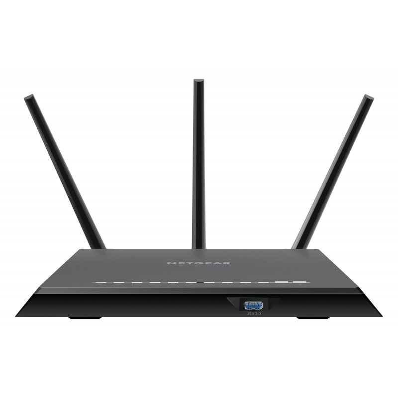 NETGEAR R7000 routeur sans fil Gigabit Ethernet Bi-bande (2,4 GHz / 5 GHz) Noir