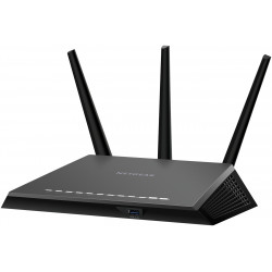 NETGEAR R7000 routeur sans fil Gigabit Ethernet Bi-bande (2,4 GHz / 5 GHz) Noir