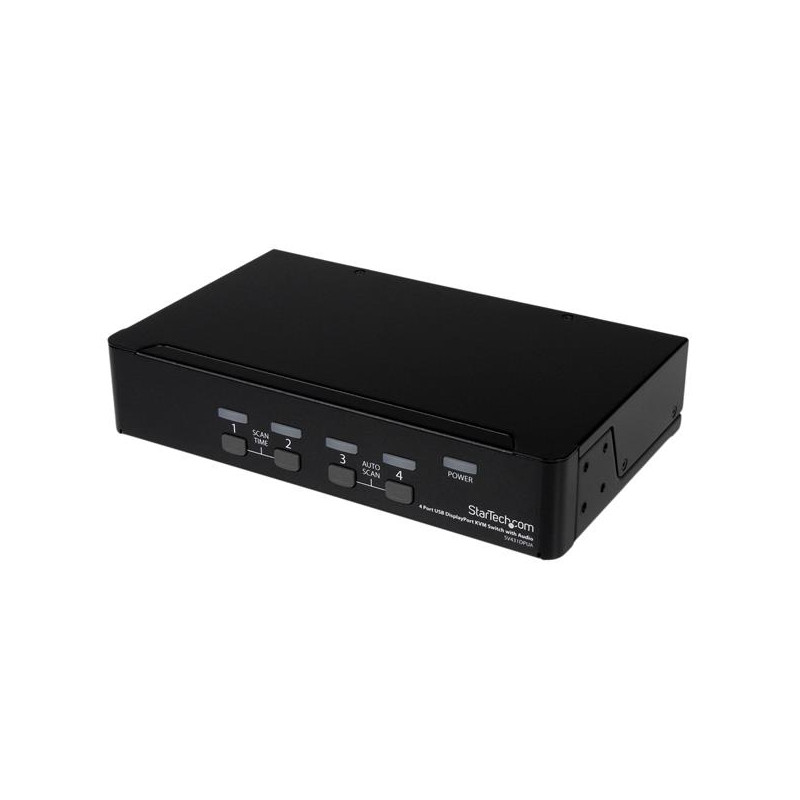 StarTech.com Commutateur KVM DisplayPort USB 4 ports avec audio