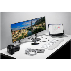 Kensington SD5700T Station d’accueil Thunderbolt™ 4 avec 2 sorties 4K, alimentation 90W - Windows/macOS