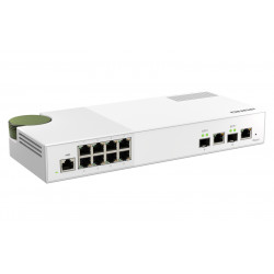 QNAP QSW-M2108-2C commutateur réseau Géré L2 2.5G Ethernet (100/1000/2500) Gris, Blanc