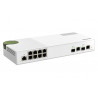QNAP QSW-M2108-2C commutateur réseau Géré L2 2.5G Ethernet (100/1000/2500) Gris, Blanc