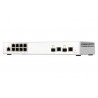 QNAP QSW-M2108-2C commutateur réseau Géré L2 2.5G Ethernet (100/1000/2500) Gris, Blanc