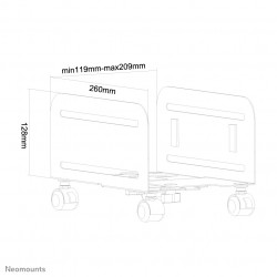 Neomounts CPU-M100BLACK Support pour ordinateur - max 10 kg - universel