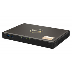 QNAP TBS-464 NAS Bureau Ethernet/LAN Noir N5105