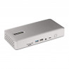 StarTech.com Station d'Accueil Thunderbolt 4 pour Écrans Multiples, Docking Station/Dock pour Quadruples/Triples/Doubles Écra