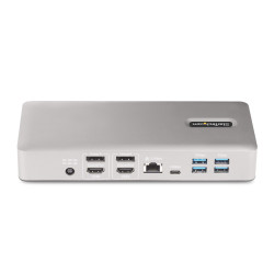 StarTech.com Station d'Accueil Thunderbolt 4 pour Écrans Multiples, Docking Station/Dock pour Quadruples/Triples/Doubles Écra