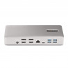StarTech.com Station d'Accueil Thunderbolt 4 pour Écrans Multiples, Docking Station/Dock pour Quadruples/Triples/Doubles Écra