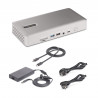 StarTech.com Station d'Accueil Thunderbolt 4 pour Écrans Multiples, Docking Station/Dock pour Quadruples/Triples/Doubles Écra