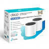 TP-Link DECO X55 (2-Pack) Bi-bande (2,4 GHz / 5 GHz) Wi-Fi 6 (802.11ax) Blanc 3 Interne