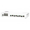 QNAP QSW-M2106-4C commutateur réseau Géré L2 2.5G Ethernet (100/1000/2500) Blanc