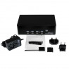 StarTech.com Switch KVM USB 2 Ecrans DVI pour 4 Ordinateurs avec Audio - Commutateur KVM
