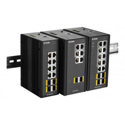 D-Link DIS‑300G‑14PSW Géré L2 Gigabit Ethernet (10/100/1000) Connexion Ethernet, supportant l'alimentation via ce port (P